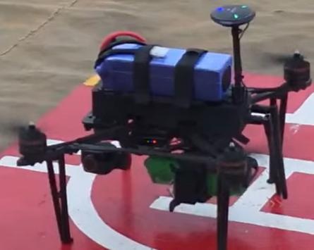 Grenade dropping multirotor UAV