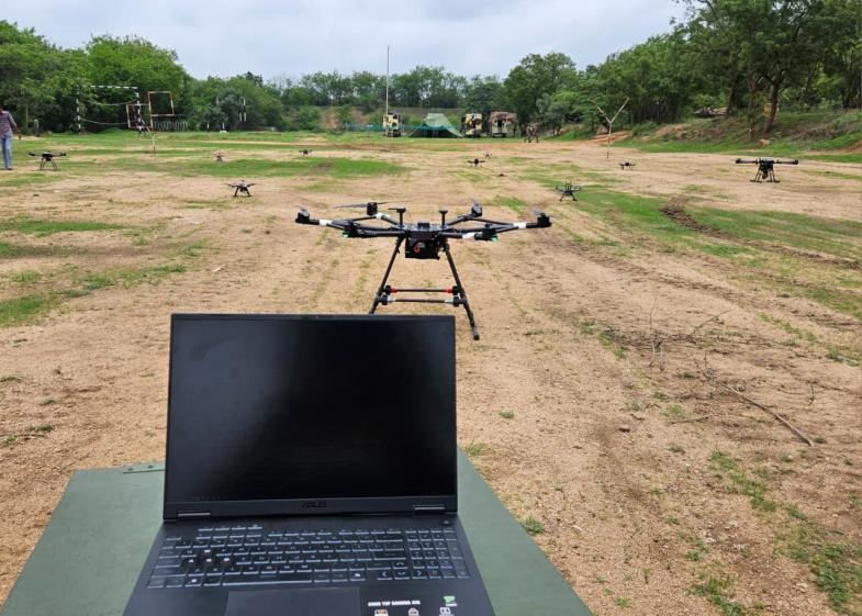Centralised swarm telemetry field equipment