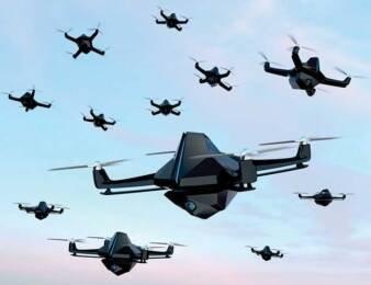 Decentralised unmanned swarm
